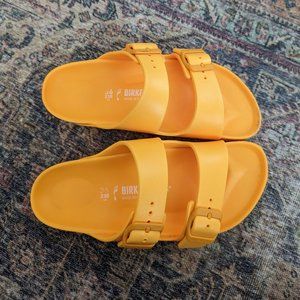 Orange Tangerine Birkenstocks - Size 36